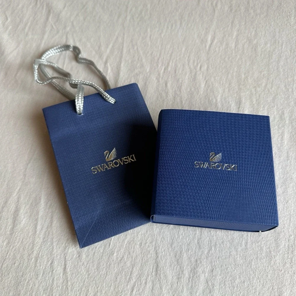 Swarovski Red Jewels Window Ornament NIB Rare & Retired With Gift Bag